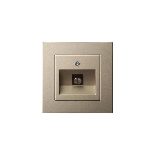 ТВ-розетка оконечная Liregus Epsilon шампань 28-314 ТВ-розетка оконечная Liregus Epsilon шампань 28-314