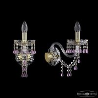 Бра хрустальные 1410B/1/195/XL G V7010 Bohemia Ivele Crystal (Богемия Ивеле Кристалл)