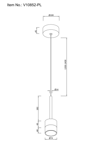 Светильник подвесной светодиодный Moderli V10852-PL Self фото 6