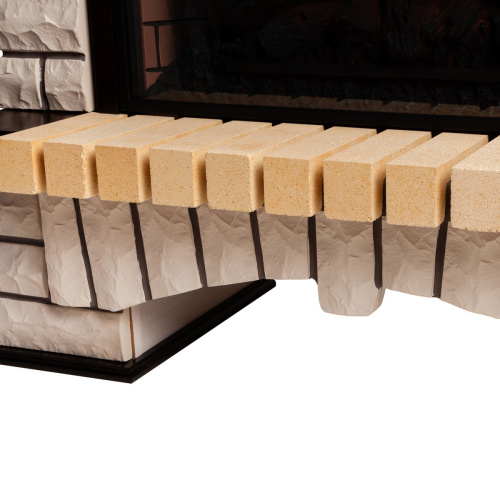 Каминокомплект COUNTRY/БРУКЛИН Античный дуб с очагом Электроочаг EPSILON 26 фото 7