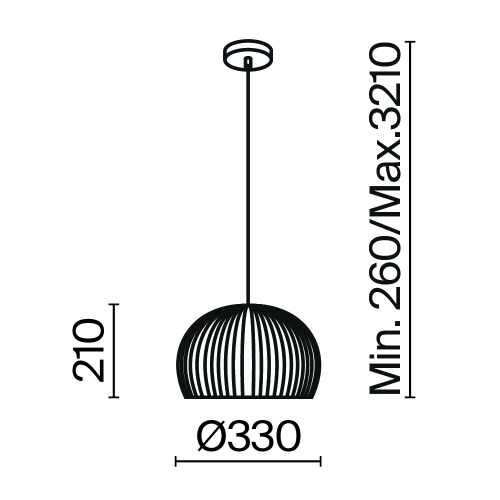 Подвесной светильник Maytoni MOD195PL-01W фото 3