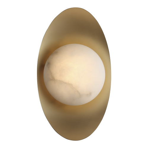 SL6229.201.01 Светильник настенный ST-Luce Золотистый/Алебастр LED 1*7W 3000K PEARL фото 4