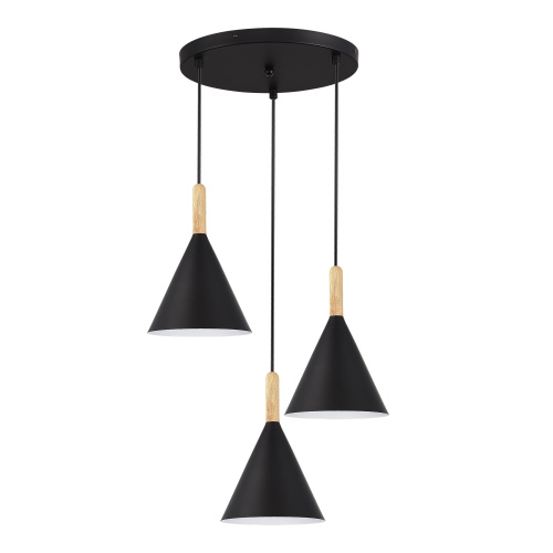 SLE1255-423-03 Светильник подвесной Черный/Черный E27 3*40W ARKET фото 6