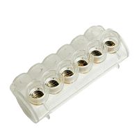 Клемма 6-ти контактная STEKKER для подключения сетей уличного освещения KE10.3 (Al10-35/Cu1,5-25), LD610-6