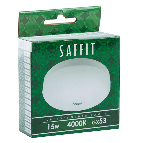 Лампа светодиодная SAFFIT SBGX5315 GX53 15W 230V 4000K фото 3
