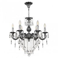 Люстра с хрустальными подвесками AL79101/6/175 B NB Bohemia Ivele Crystal (Богемия Ивеле Кристалл)