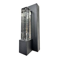 Светильник уличный светодиодный Feron DH2201 Катар 5W, 90*43*210мм, 3000К, черный (на стену вверх)
