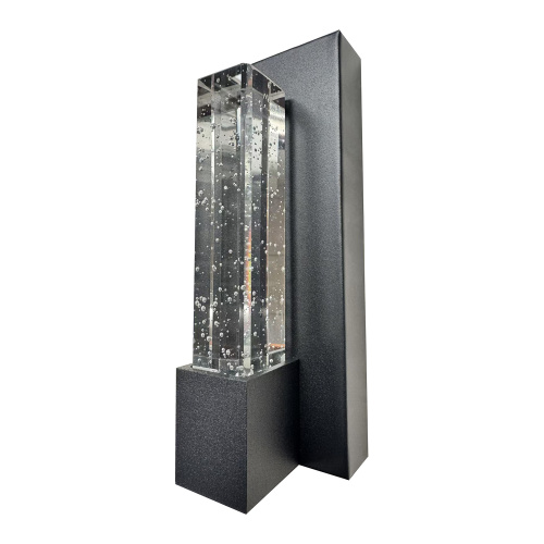 Светильник уличный светодиодный Feron DH2201 Катар 5W, 90*43*210мм, 3000К, черный (на стену вверх)