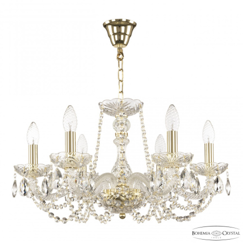 Люстра хрустальная 119/6/200 G Bohemia Ivele Crystal (Богемия Ивеле Кристалл)