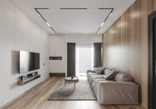 TR2022-BK Профиль-трек SMART ONE, для натяжных потолков, 2 м, алюминий, черный фото 6