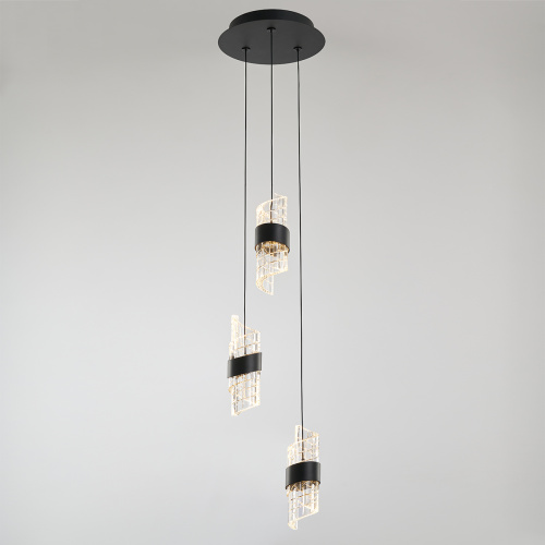 Подвесной светильник MD23001022-3A matt black фото 2