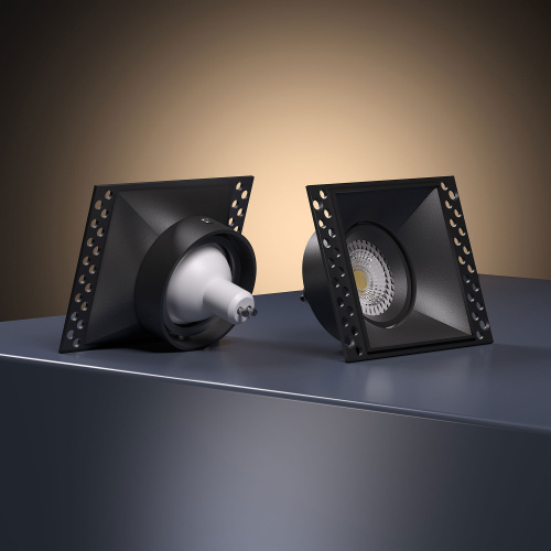 Светильник встраиваемый Renzo черный 25019/01 фото 4