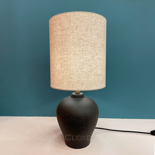 Настольная лампа Cloyd GARGANTUA-C T1 / выс. 48 см- черная керамика (арт.30146) фото 2