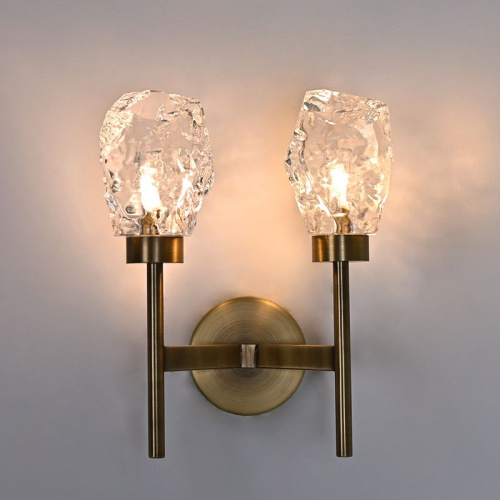 Настенный светильник BRWL7071-02 antique brass фото 2