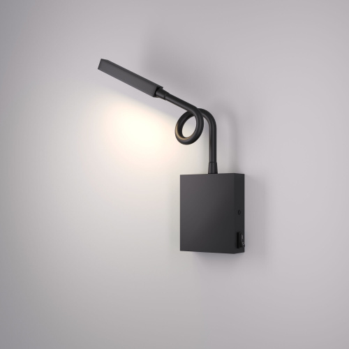 Светильник настенный светодиодный KNOB 40118/LED черный фото 2
