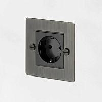 Розетка 1G smoked bronze
