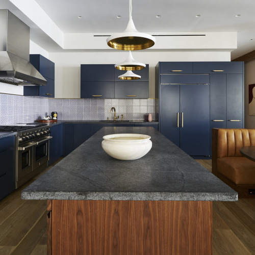 Ручка-скоба Pull Bar Cross Brass фото 4