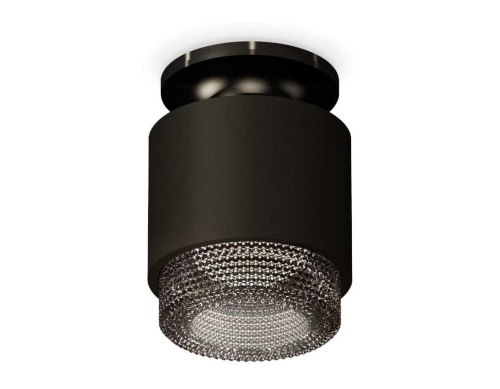 Комплект накладного светильника Ambrella light Techno Spot XS7511062 SBK/PBK/BK черный песок/черный полированный/тонированный (N7926, C7511, N7192)