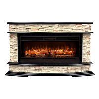 Каминокомплект FRANKFURT/ТУРИН Античный дуб с очагом Электроочаг JOKER/ДЖОКЕР 45