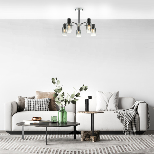 Светильник на штанге Escada 2120/5P E14*40W Black фото 5