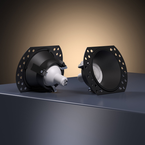 Светильник встраиваемый Renzo черный 25020/01 фото 4