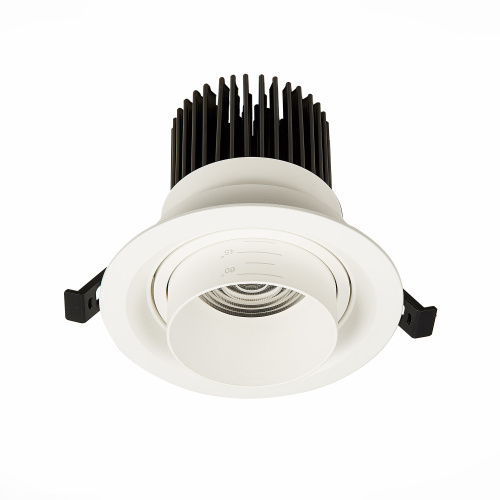ST701.548.12 Св-к встр. Zoom Белый LED 1*12W 4000K 960Lm Ra90 15°-60° IP20 D115xH95 170-240V Встраиваемые светильники фото 2