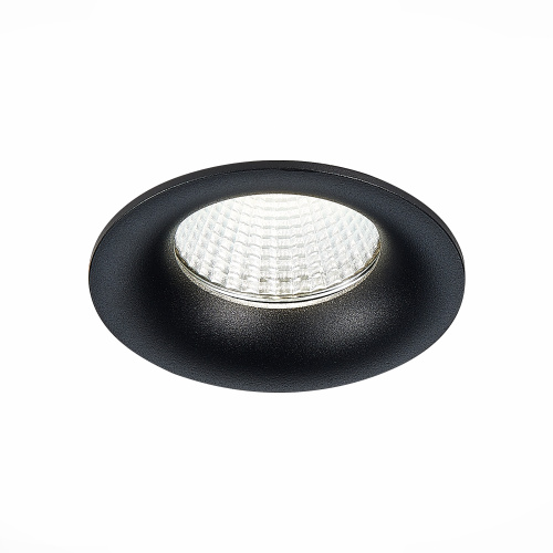 ST703.438.10 Св-к встр. Черный LED 1*10W 3000K 900Lm Ra>90 38° IP20 D85xH75 170-240V Встраиваемые светильники фото 3