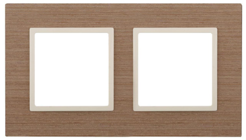 Рамка 2-постовая ЭРА Elegance 14-5302-07 Б0034572