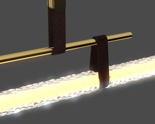 Подвесной светильник 8501P/L brass/clear фото 2