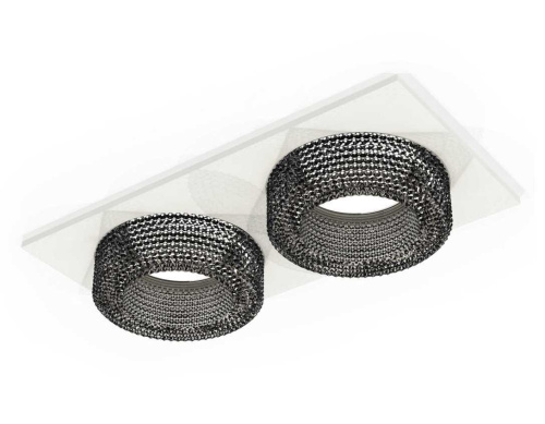 Комплект встраиваемого светильника Ambrella light Techno Spot XC7635021 SWH/BK белый песок/тонированный (C7635, N7192)