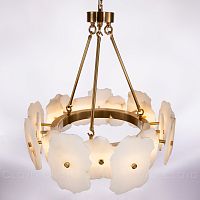 Люстра Cloyd KNOSS-A C1 / Ø60 см - алебастр - латунь (арт.10919)