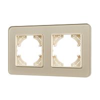 Рамка стеклянная FRM-OMALI-SFGS-2-GD Arlight 049711