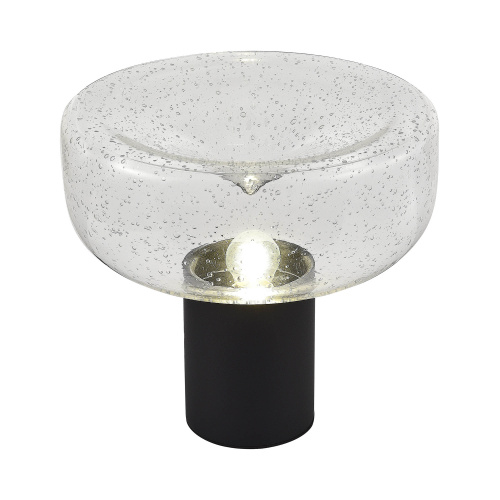 SL6014.424.01 Прикроватная лампа ST-Luce Черный/С пузырьками воздуха E27 1*40W RIPPLE фото 5