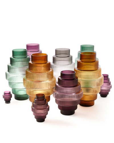 Ваза Steps Grey S фото 6