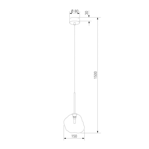 Подвесной светильник TK Lighting 11106 Lava Sabia a071860 фото 4