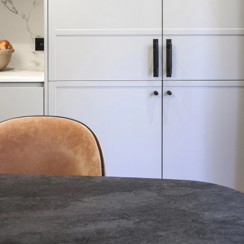 Ручка-кнопка Knob Cross Black set of 2 фото 3