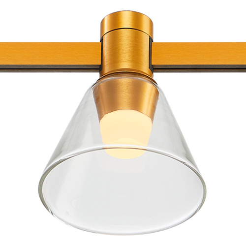 ST814.206.03 Магнитный трековый светильник FARM Золотистый LED 1*3W 3000K 89Lm Ra90 120 IP20 D90xH10 FARM фото 3