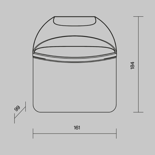 Уличный настенный светильник Outdoor O447WL-L7GF3K фото 15