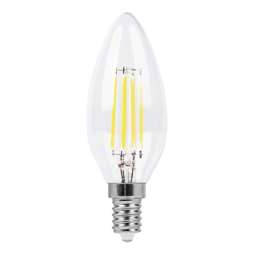 Лампа светодиодная Feron LB-58 Свеча E14 5W 230V 2700K фото 3