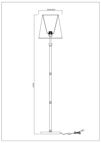 Торшер Arte Lamp Kensington A4098PN-1CC фото 2 Торшер Arte Lamp Kensington A4098PN-1CC фото 2