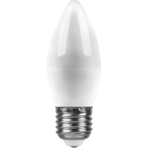 Лампа светодиодная Feron LB-570 Свеча E27 9W 175-265V 6400K фото 2