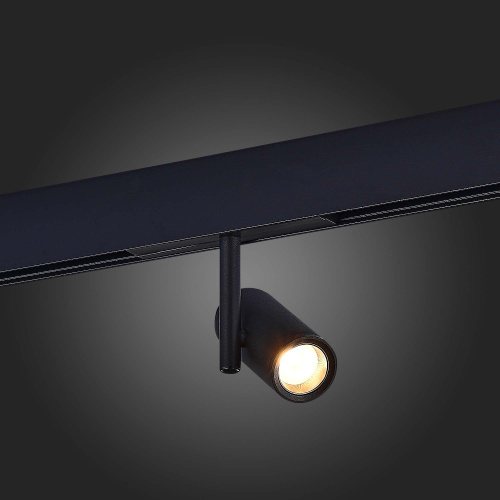 ST808.436.08 Магнитный трековый светильник Черный LED 1*8W 3000K 500Lm Ra>90 36° IP20 D42xH135 48VV SKYLINE 48 фото 5