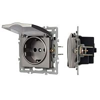 Механизм розетки влагозащищённый SCT-MCP-PL-GR (250V, 16A) Arlight 043747