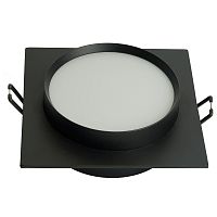 Светильник встраиваемый Feron DL506 потолочный GX53 черный круг
