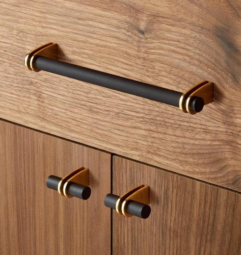 Ручка-скоба Elroy L.20.3 Aged Brass and Bronze фото 2