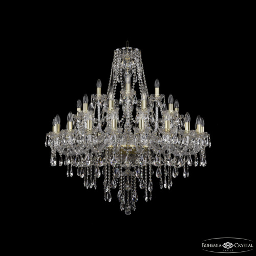 Люстра хрустальная 1415/20+10+5/360 G Люстра хрустальная 1415/20+10+5/360 G