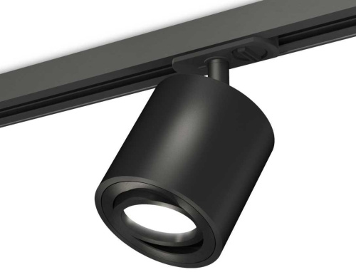 Комплект трекового светильника Ambrella light Track System XT7532020 SBK/PBK черный песок/черный полированный (A2537, C7532, N7002)