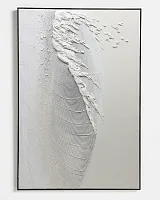 Текстурная картина  "Feather"