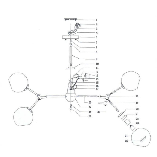 Потолочная люстра Lightstar Beta 785086 фото 6