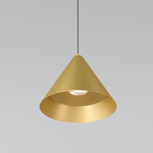 Светильник подвесной светодиодный Conus 16W 3000K золотой 50316 LED фото 3